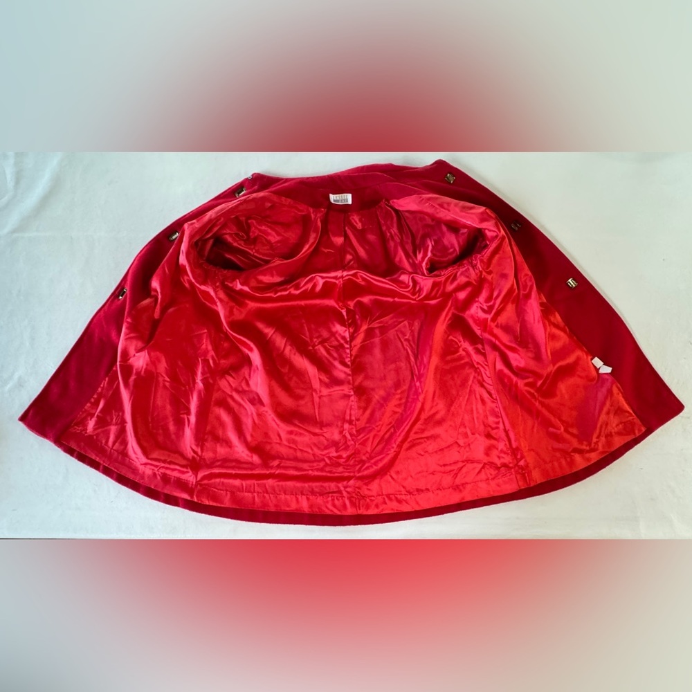 Vintage Mob Wife Jackie O Leslie Fay Swing Coat Wool Blend ‘50s ‘60s USA (L~XL) - Picture 8 of 17